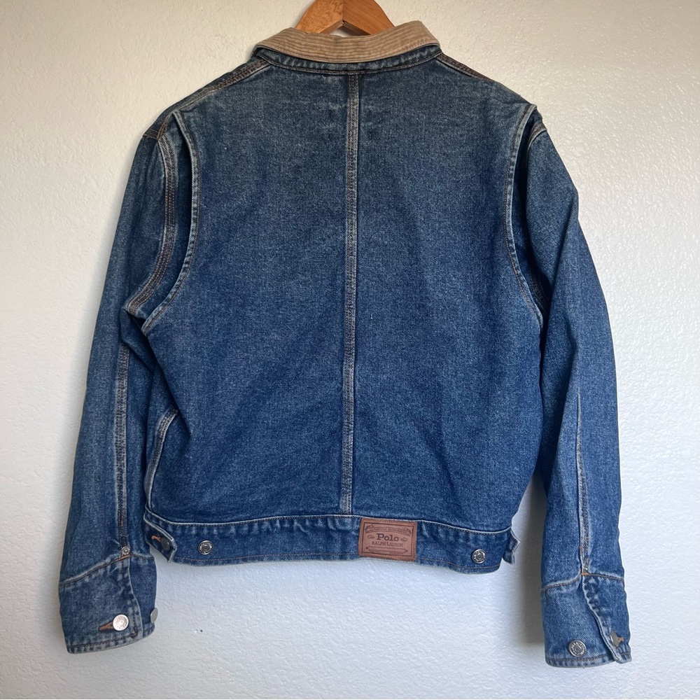 Sold 🌻 Vintage Polo Ralph Lauren Denim Trucker Jean Jacket M Unisex - Picture 6 of 11